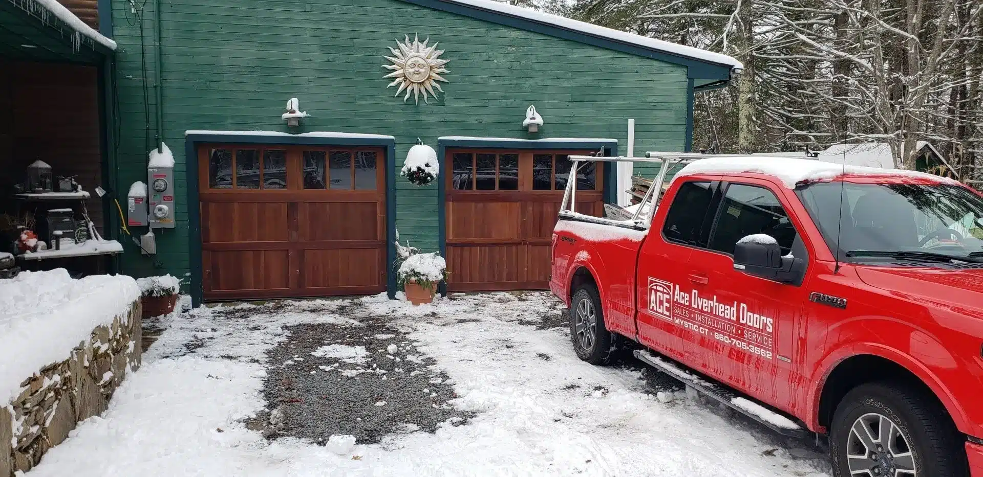 Residential garage doors