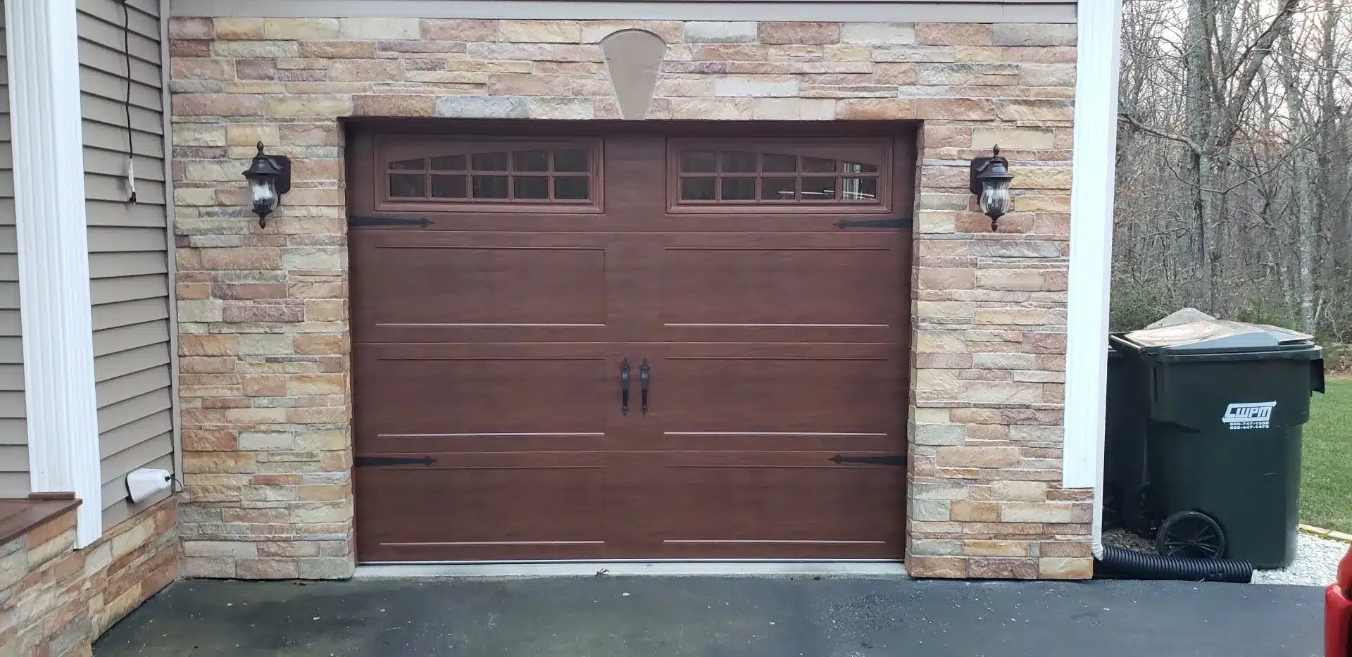 Residential garage doors
