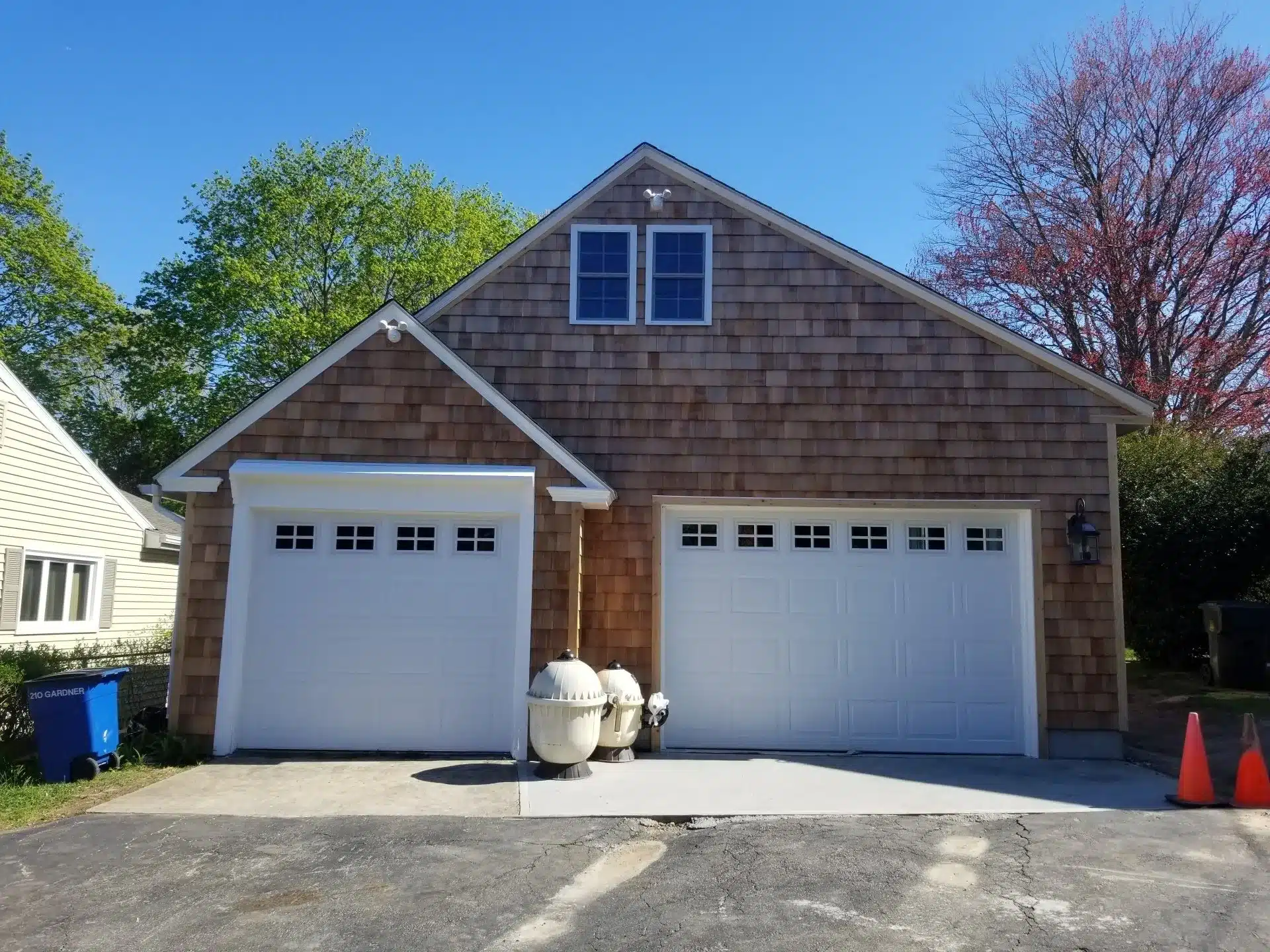 Residential garage doors