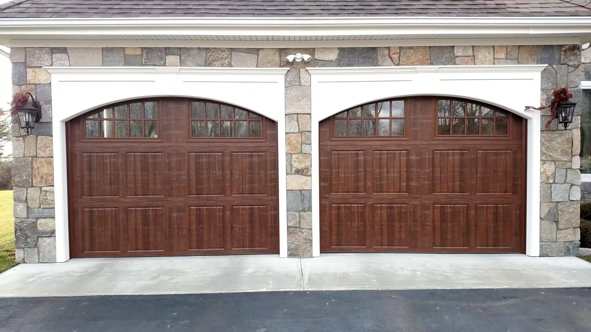 Residential garage doors