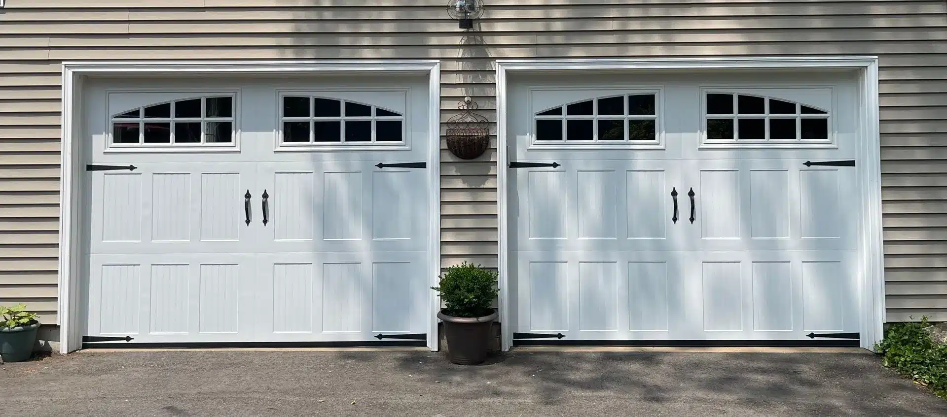 Residential garage doors