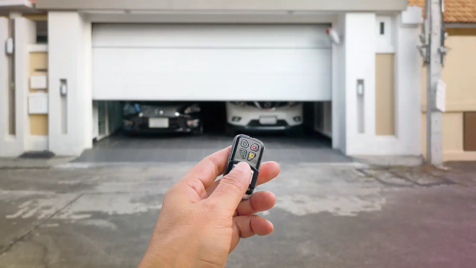 Automatic Garage Door Installation, Repair, And Maintenance Service For A Residential Property In Mystic, CT By A Professional Garage Door Company.
