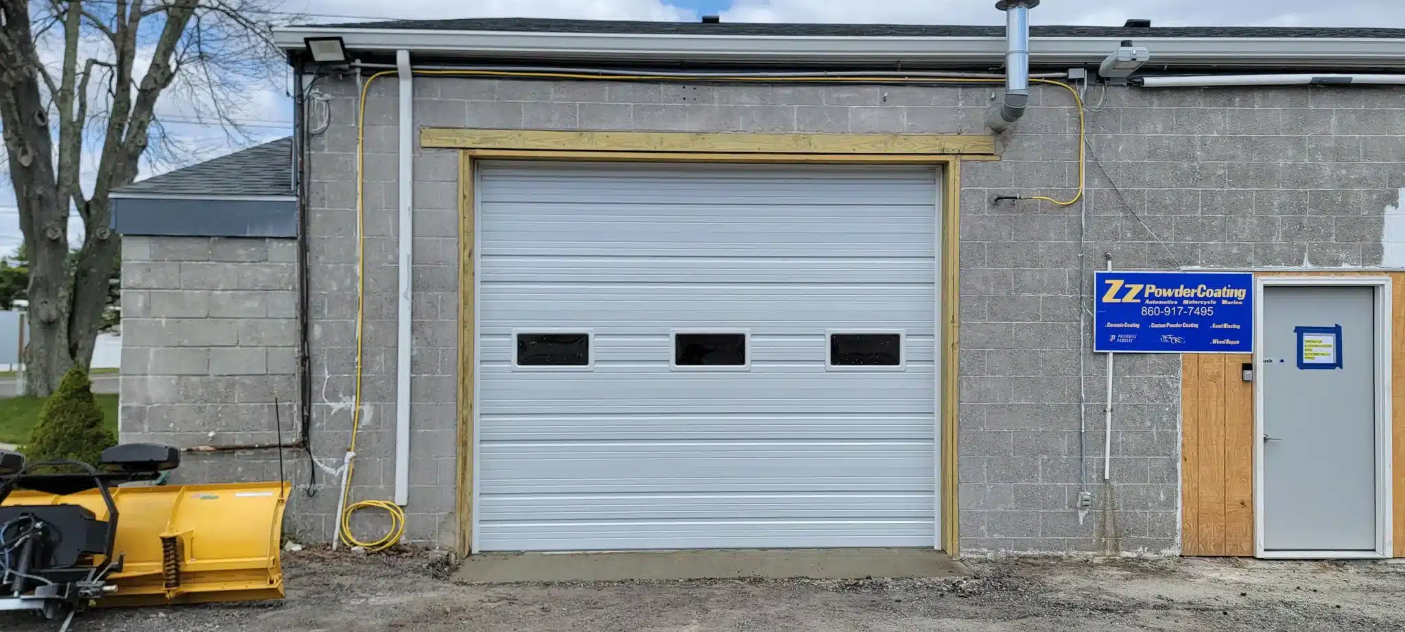 Amarr commercial door installation in Niantic, CT, by Ace Overhead Doors.