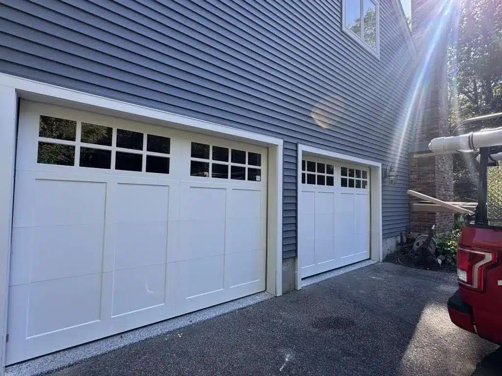 Fimbel American Legends garage door replacement in Stonington, CT, by Ace Overhead Doors.